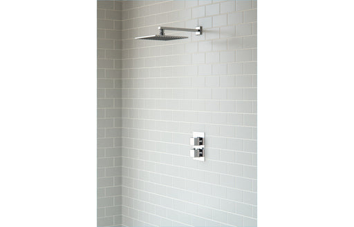 Perry Shower Pack Two - Single Outlet Twin Shower Valve w/Overhead -
