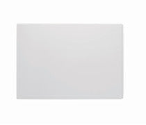 Plain 750mm End Panel - White -