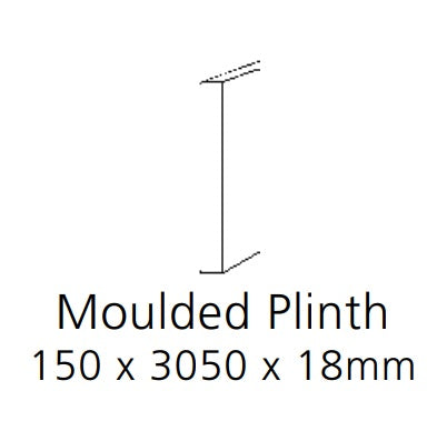 Larissa Handle Less White Gloss J Pull- Replacement Kitchen Doors (Trims & Accessories) - Hardware > Hardware Accessories > Cabinet Hardware > Cabinet Doors