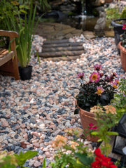 20-50mm Polar Pink Marble Pebbles - Home & Garden > Lawn & Garden > Gardening Chippings