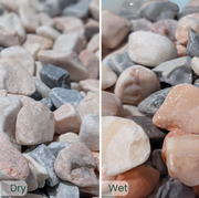 20-50mm Polar Pink Marble Pebbles - Home & Garden > Lawn & Garden > Gardening Chippings