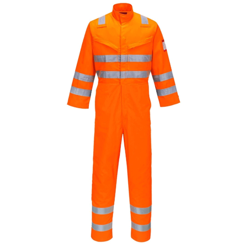 Portwest AF91 Araflame Hi-Vis Flame Retardant Coverall - FLAME RETARDANT OVERALLS