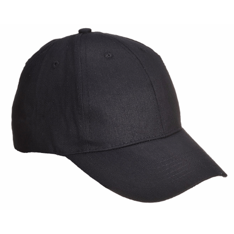 Portwest B010 Six Panel Baseball Cap Hat Various Colours - HEADWEAR