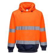 Portwest B316 - Two-Tone Hooded Hi-Vis Sweatshirt - HI-VIS SWEATSHIRTS & HOODIES