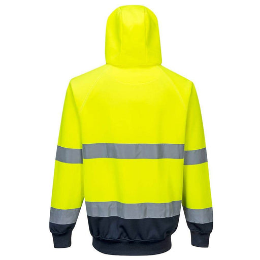 Portwest B316 - Two-Tone Hooded Hi-Vis Sweatshirt - HI-VIS SWEATSHIRTS & HOODIES