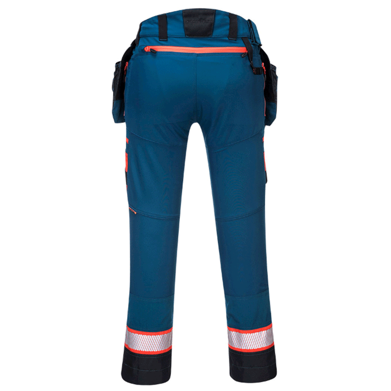 Portwest DX440 DX4 Detachable Holster Stretch Kneepad Work Trouser Various Colours - Apparel & Accessories > Clothing > Uniforms & Workwear > Contractor Pants & Coveralls KNEE PAD TROUSERS