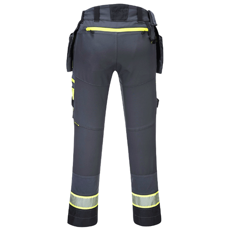 Portwest DX440 DX4 Detachable Holster Stretch Kneepad Work Trouser Various Colours - Apparel & Accessories > Clothing > Uniforms & Workwear > Contractor Pants & Coveralls KNEE PAD TROUSERS