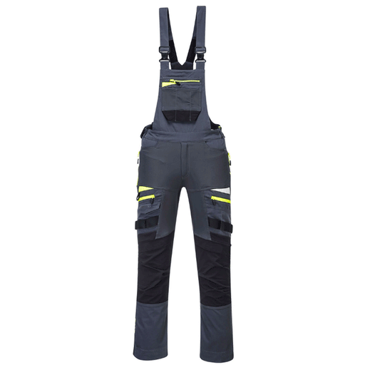 Portwest DX441 DX4 Stretch Kneepad Work Bib & Brace Various Colours - BIB & BRACE
