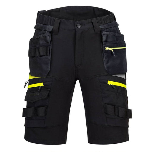 Portwest DX444 4-Way Stretch Holster Pocket Shorts Black, Waist 40" - Apparel & Accessories > Clothing > Shorts > Cargo Shorts SALE SHORTS
