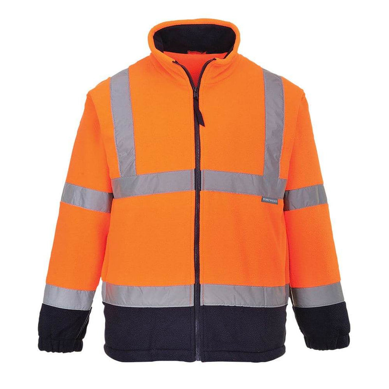 Portwest F301 - Hi-Vis Two Tone Work Fleece - HI-VIS SWEATSHIRTS & HOODIES