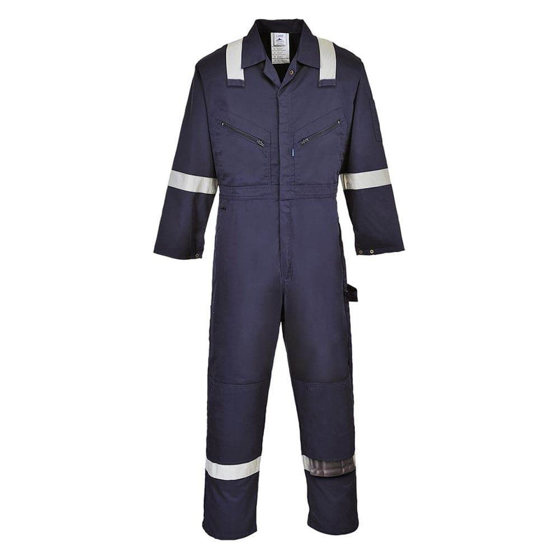 Portwest F813 Cotton Hi-Vis Coverall Overall - HI-VIS OVERALLS