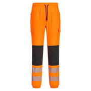 Portwest KX346 Hi-Vis Flexi Stretch Class 2 Jogger Slim Fit - HI-VIS TROUSERS