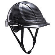 Portwest PC55 Endurance Carbon Effect Hard Hat Helmet - HARD HATS & ACCESSORIES