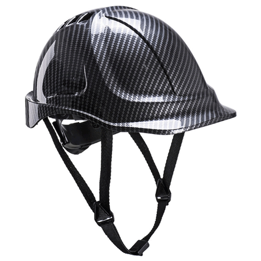 Portwest PC55 Endurance Carbon Effect Hard Hat Helmet - HARD HATS & ACCESSORIES