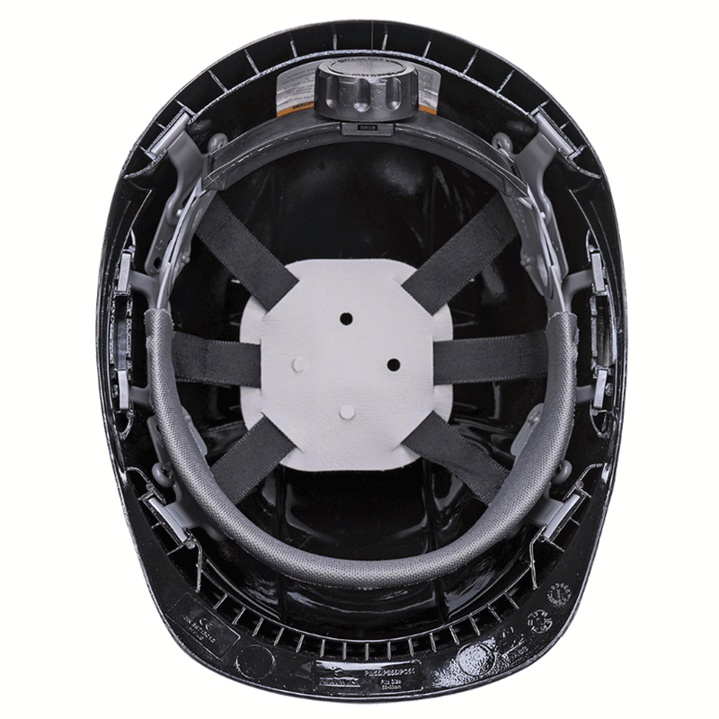 Portwest PC55 Endurance Carbon Effect Hard Hat Helmet - HARD HATS & ACCESSORIES