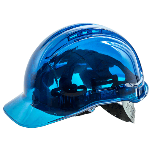 Portwest PV50 Peak View Vented Hard Hat Safety Helmet Various Colours - HARD HATS & ACCESSORIES