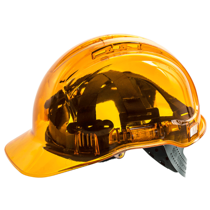 Portwest PV50 Peak View Vented Hard Hat Safety Helmet Various Colours - HARD HATS & ACCESSORIES