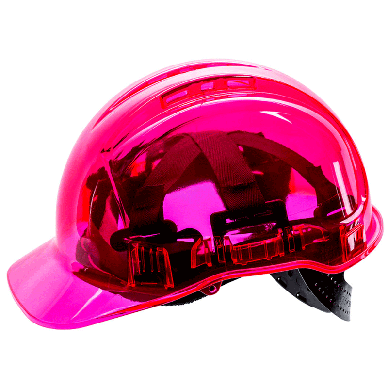 Portwest PV50 Peak View Vented Hard Hat Safety Helmet Various Colours - HARD HATS & ACCESSORIES