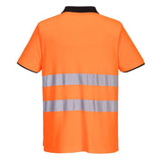 Portwest PW212 Hi-Vis Polo Shirt Short Sleeve - HI-VIS T-SHIRTS