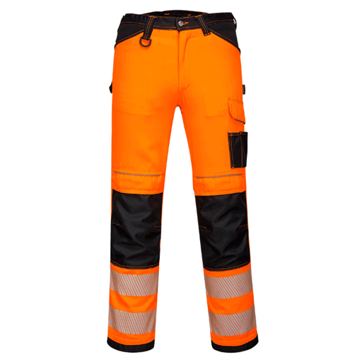 Portwest PW340 PW3 Hi-Vis Kneepad Work Trousers Various Colours - HI-VIS TROUSERS