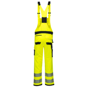 Portwest PW344 PW3 Hi-Vis Kneepad Bib & Brace Various Colours - HI-VIS OVERALLS