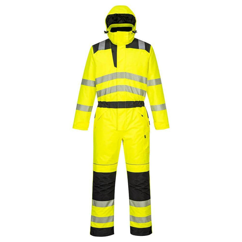 Portwest PW352 - PW3 Hi-Vis Winter Waterproof Coverall - WATERPROOF JACKETS & SUITS