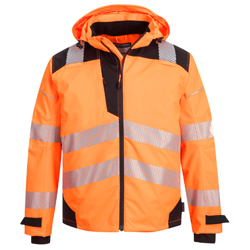 Portwest PW360 PW3 Extreme Breathable Hi-Vis Rain Jacket Various Colours - HI-VIS JACKETS & COATS