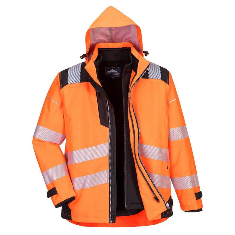 Portwest PW365 - PW3 Hi-Vis 3-in-1 Waterproof Jacket Class 3 - HI-VIS JACKETS & COATS