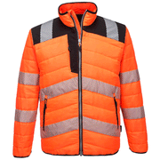 Portwest PW371 PW3 Water Resistant Hi-Vis Baffle Work Jacket Various Colours - HI-VIS JACKETS & COATS