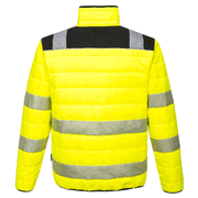 Portwest PW371 PW3 Water Resistant Hi-Vis Baffle Work Jacket Various Colours - HI-VIS JACKETS & COATS