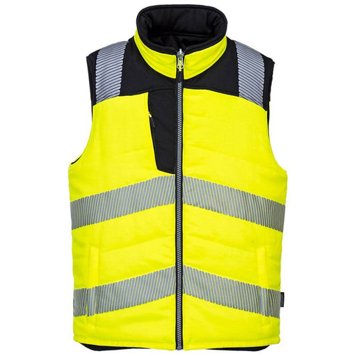 Portwest PW374 Hi-Vis Reversible Bodywarmer Jacket Various Colours - HI-VIS JACKETS & COATS