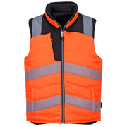 Portwest PW374 Hi-Vis Reversible Bodywarmer Jacket Various Colours - HI-VIS JACKETS & COATS
