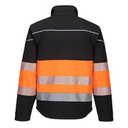 Portwest PW375 - PW3 Hi-Vis Class 1 Water Resistant Softshell Jacket - HI-VIS JACKETS & COATS