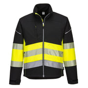 Portwest PW375 - PW3 Hi-Vis Class 1 Water Resistant Softshell Jacket - HI-VIS JACKETS & COATS