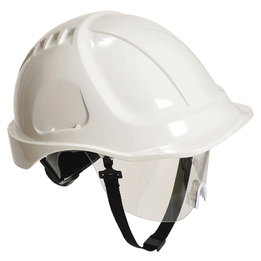 Portwest PW54 Endurance Plus Visor Hard Hat Helmet Various Colours - HARD HATS & ACCESSORIES