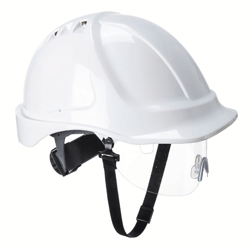 Portwest PW55 Endurance Visor Hard Hat Helmet Various Colours - HARD HATS & ACCESSORIES