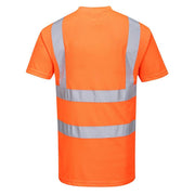 Portwest RT23 Hi-Vis RIS Short Sleeve T-Shirt - HI-VIS T-SHIRTS