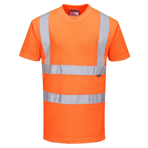 Portwest RT23 Hi-Vis RIS Short Sleeve T-Shirt - HI-VIS T-SHIRTS