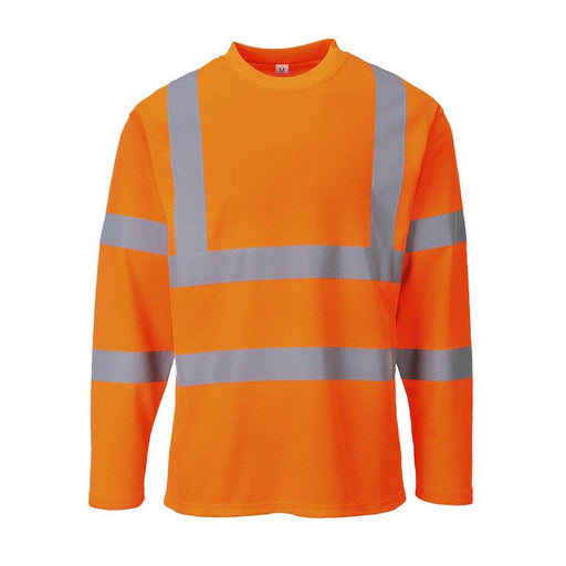 Portwest S278 - Hi-Vis Long Sleeved T-Shirt - HI-VIS T-SHIRTS