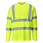 Portwest S278 - Hi-Vis Long Sleeved T-Shirt - HI-VIS T-SHIRTS