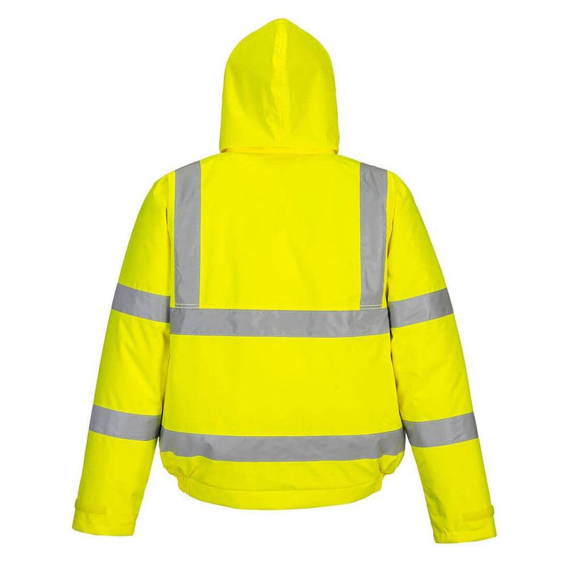 Portwest S463 - Hi-Vis Waterproof Bomber Jacket - HI-VIS JACKETS & COATS