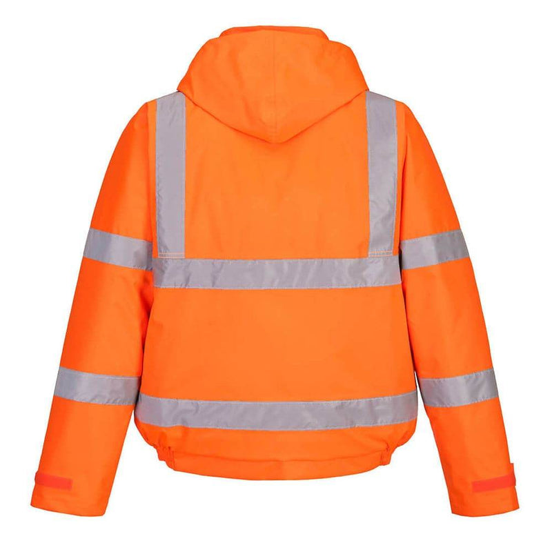 Portwest S463 - Hi-Vis Waterproof Bomber Jacket - HI-VIS JACKETS & COATS