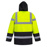 Portwest S466 Hi-Vis Contrast Waterproof Traffic Jacket - HI-VIS JACKETS & COATS