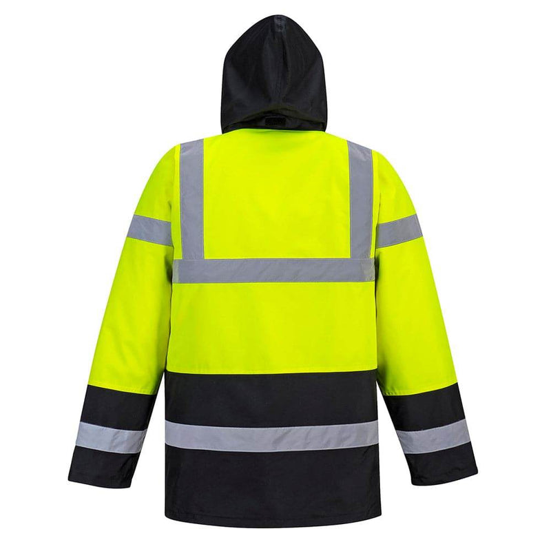 Portwest S466 Hi-Vis Contrast Waterproof Traffic Jacket - HI-VIS JACKETS & COATS