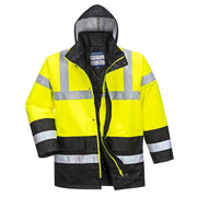 Portwest S466 Hi-Vis Contrast Waterproof Traffic Jacket - HI-VIS JACKETS & COATS