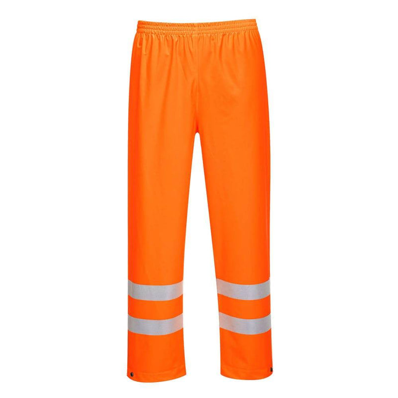 Portwest S493 - Sealtex Ultra Reflective Waterproof Elasticated Trousers - HI-VIS TROUSERS