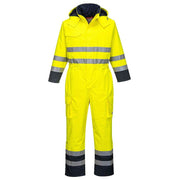 Portwest S775 Bizflame FR Waterproof Hi-Vis Breathable Coverall - FLAME RETARDANT OVERALLS