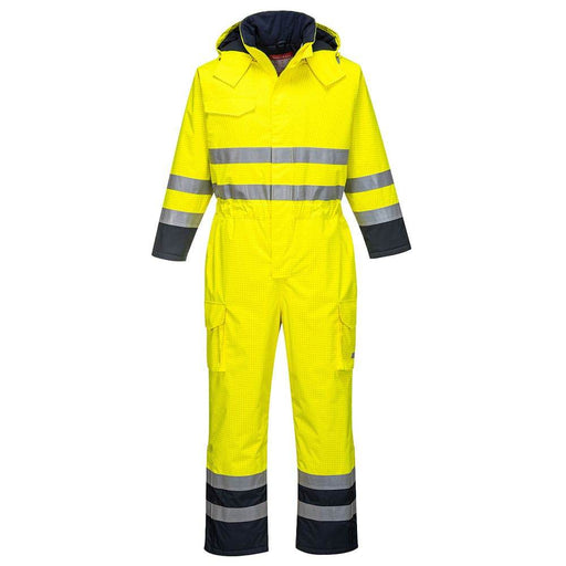 Portwest S775 Bizflame FR Waterproof Hi-Vis Breathable Coverall - FLAME RETARDANT OVERALLS