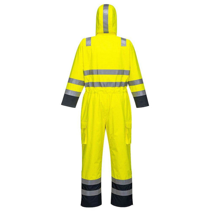 Portwest S775 Bizflame FR Waterproof Hi-Vis Breathable Coverall - FLAME RETARDANT OVERALLS