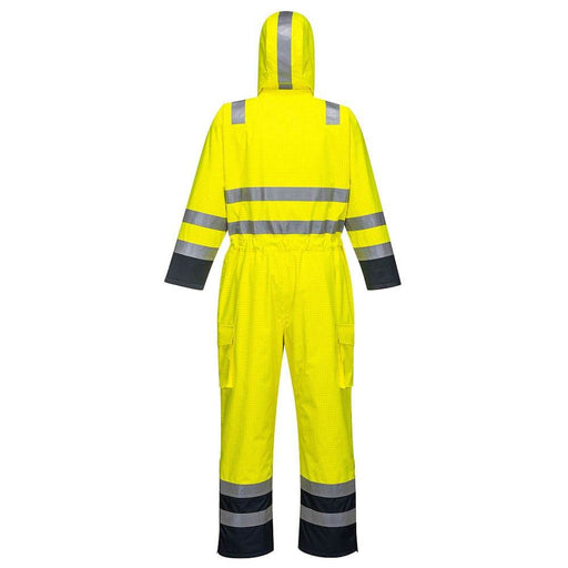 Portwest S775 Bizflame FR Waterproof Hi-Vis Breathable Coverall - FLAME RETARDANT OVERALLS
